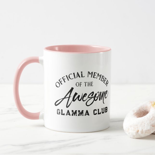 Officiell medlem Glamma Club Mugg (Med munk)