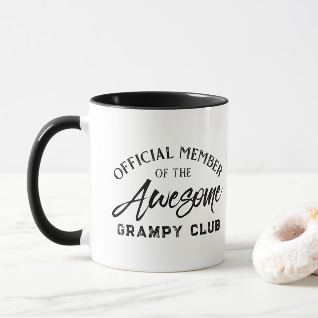 Officiell medlem Grampy Club Mugg (Med munk)