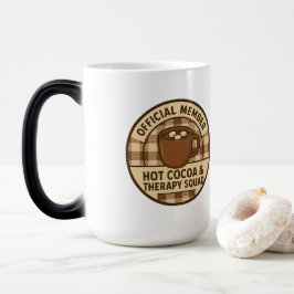 Officiell medlem: Hot Cocoa & Therapy Squad Magisk Mugg