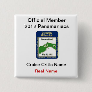 Officiell medlem Panamaniacs Knapp