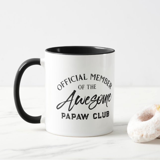 Officiell medlem Papaw-klubben  Mugg (Med munk)