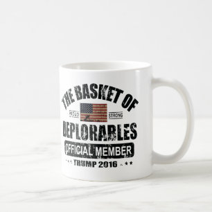 Officiell medlembasket av Deplorables Kaffemugg
