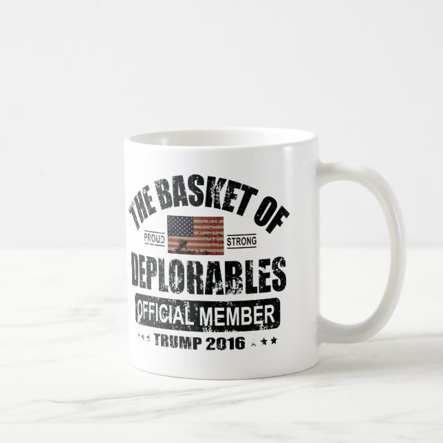 Officiell medlembasket av Deplorables Kaffemugg (Höger)