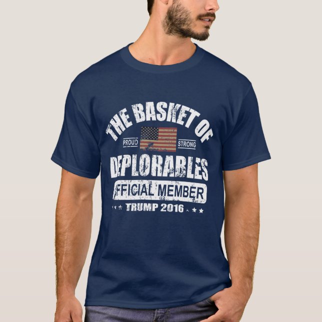 Officiell medlembasket av Deplorables Tee (Framsida)