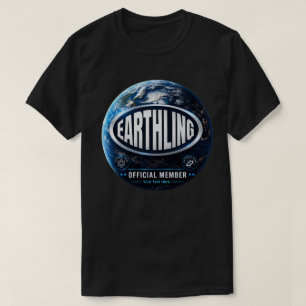 Officiell medlemsdesign för jordbo t shirt