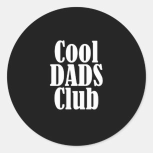 Officiell Member Coola Pappor Klubb Funny Pocket F Runt Klistermärke