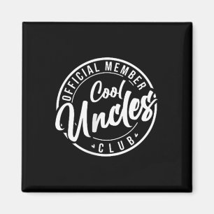 Officiell Member Coola Uncles Klubb Vintage Far D Magnet