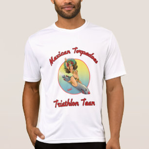 OFFICIELL: Mexikanen torpederar Triathlonlag T Shirt