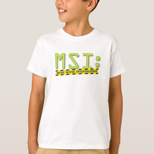 Officiell MSI: Logotypen lurar utslagsplatsen Tee Shirt (Framsida)