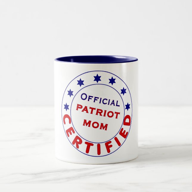 Officiell mugg för auktoriseradpatriotmamma (Center)