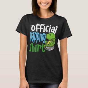 Officiell Napping Dinosaur Pajama nätlås S T Shirt