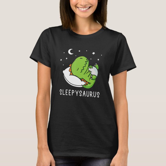 Officiell Napping Shirt Sleepysaurus Älskare T (Framsida)