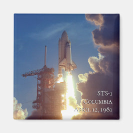 Officiell NASA Photo Space Shuttle Columbia STS-1 Magnet
