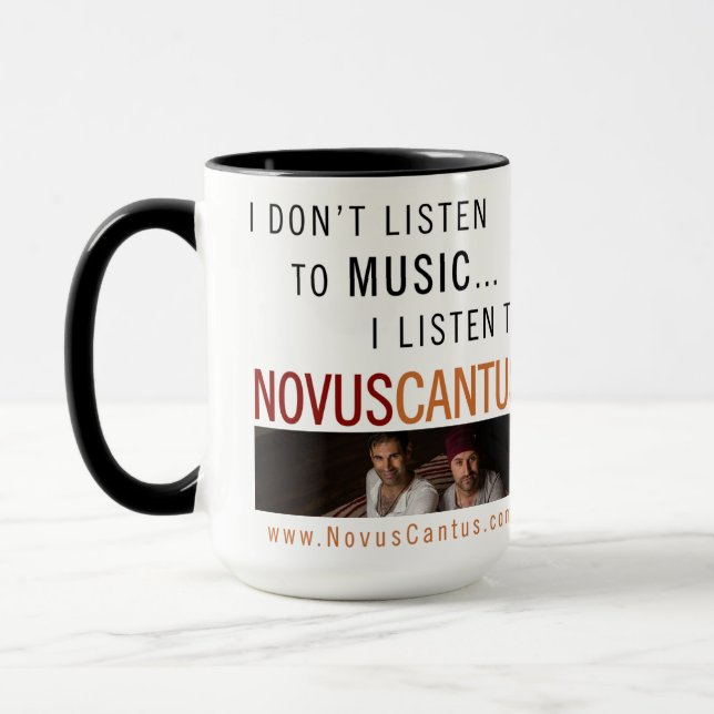 Officiell Novus Cantus mugg (stora 15oz!) (Vänster)