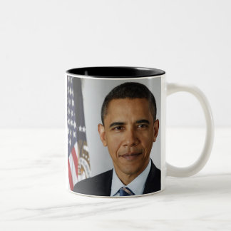 Officiell Obama invigningsouvenir Två-Tonad Mugg