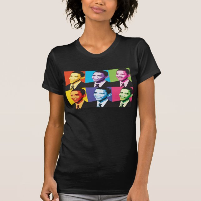 Officiell Obama supporterutslagsplats Tee Shirt (Framsida)