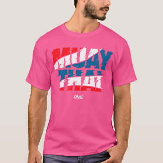Officiell One Muay Thai Flagga T Shirt