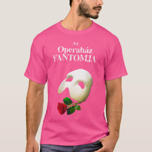 Officiell "Operas fantom" Ungerns Logotyp T Shirt