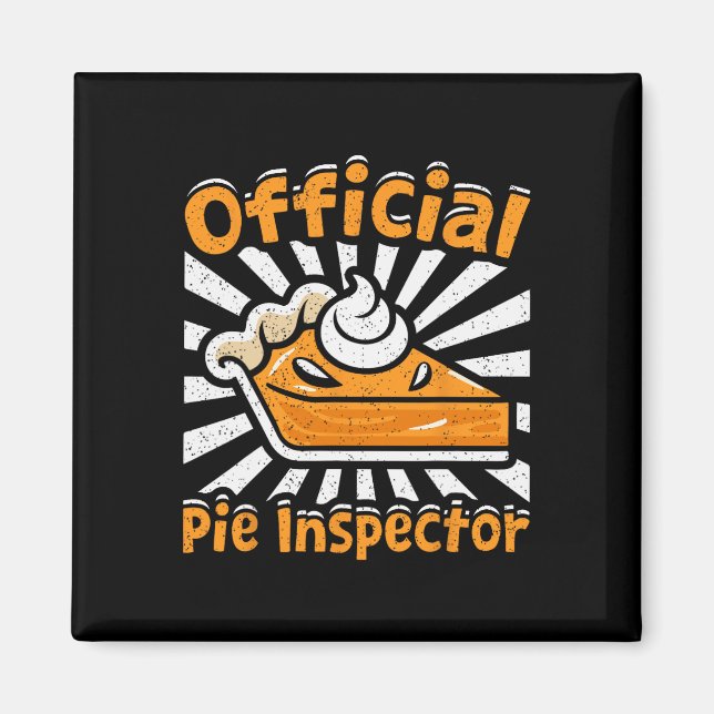 Officiell Paj Kommissarie Funny Thanksgiving Pumpk Magnet (Framsidan)