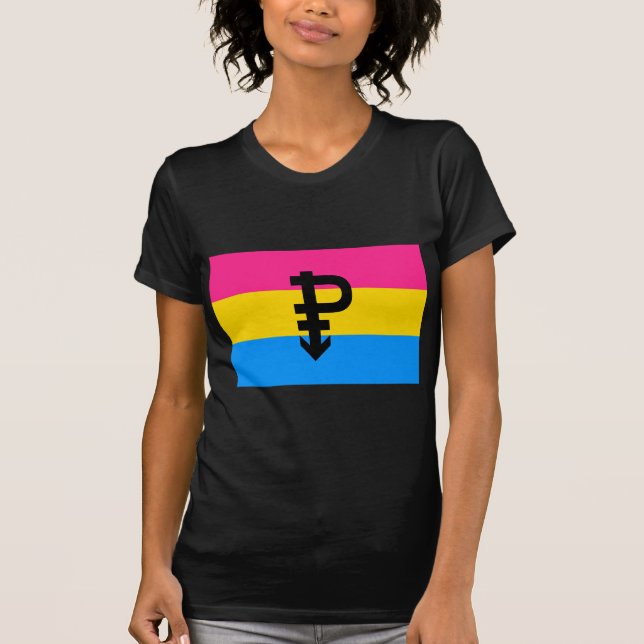 OFFICIELL PANSEXUAL PRIDE FLAGGA TRÖJA (Framsida)