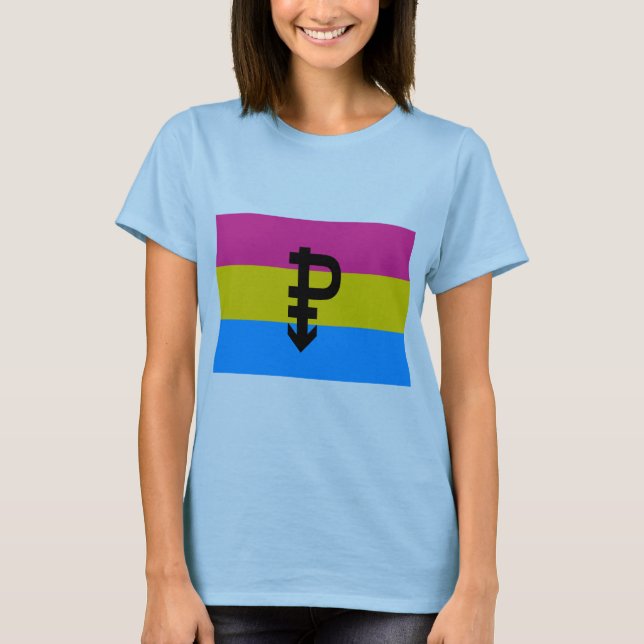OFFICIELL PANSEXUAL PRIDEFLAGGA TRÖJA (Framsida)