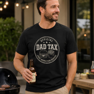 Officiell Pappa Skatt Mat Inspektionstjänst T Shirt