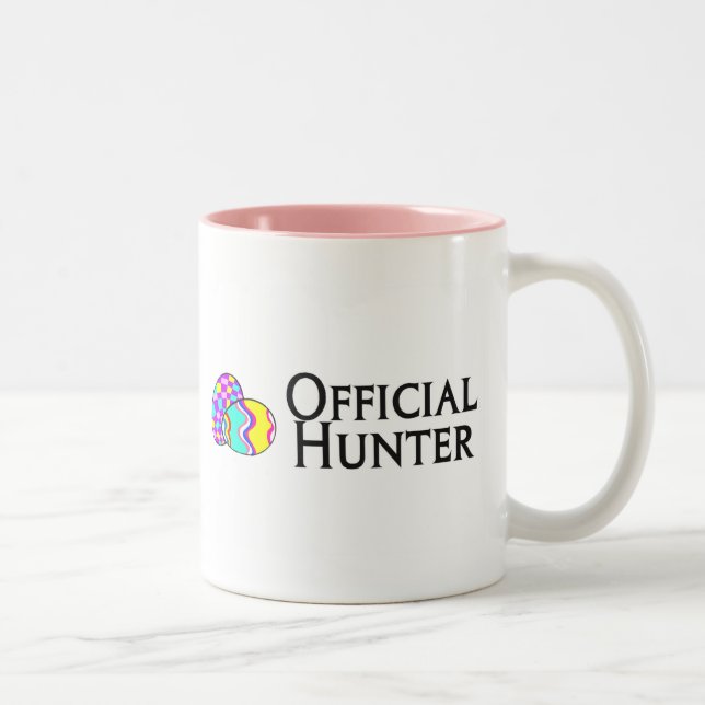 Officiell påskäggjägare Två-Tonad mugg (Höger)