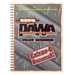 Officiell PAWA Poster på en handdator Anteckningsbok