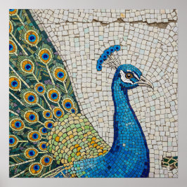 Officiell Peacock Mosaic Poster