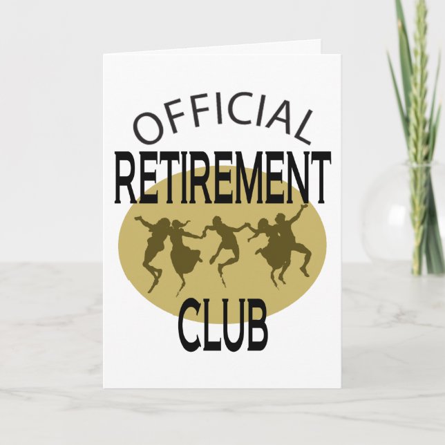 Officiell pensionklubb kort (Framsida)
