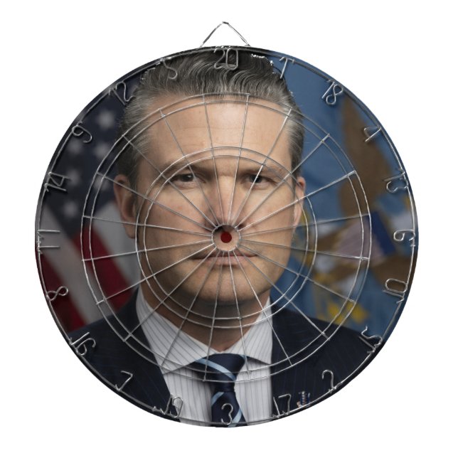 officiell pete hegseth darttavla (Framsidan)