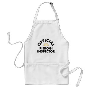 Officiell Pierogi Inspektör Apron Förkläde