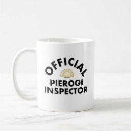 Officiell Pierogi Inspektör Coffee Mugg