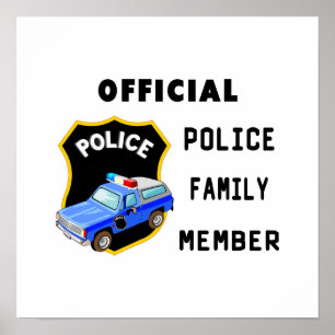 Officiell-polisfamiljen Poster