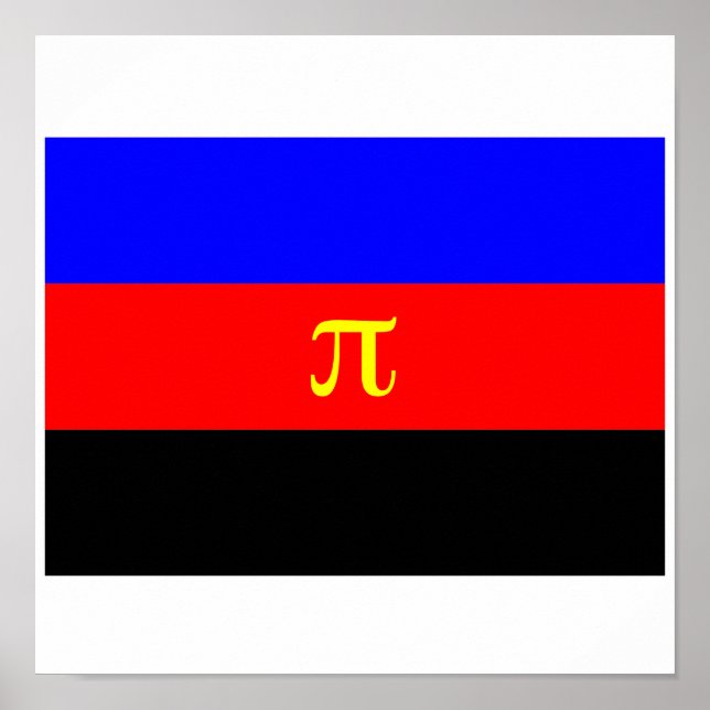 OFFICIELL POLYAMORÖS PRIDFLAGGA POSTER (Framsidan)