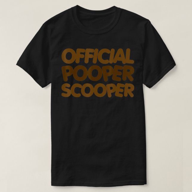 Officiell Pooper Scooper T Shirt (Design framsida)