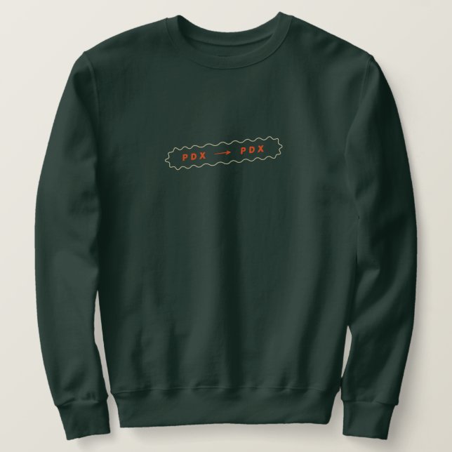 Officiell Portland Staycation Sweatshirt PDX till  (Design framsida)