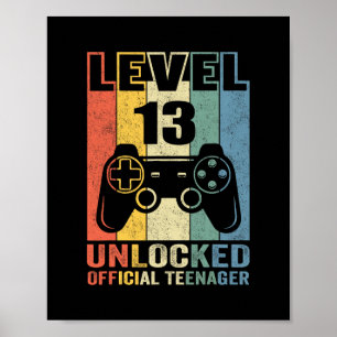 Officiell present till tonåring 13-årsdag Nivå 13 Poster