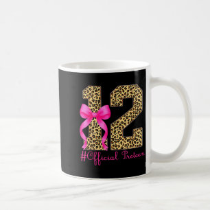 Officiell preteen 12-års födelsedagsflicka Coquett Kaffemugg