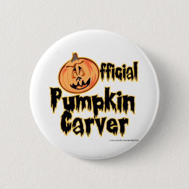 Officiell pumpa Carver Halloween Knapp (Framsida)