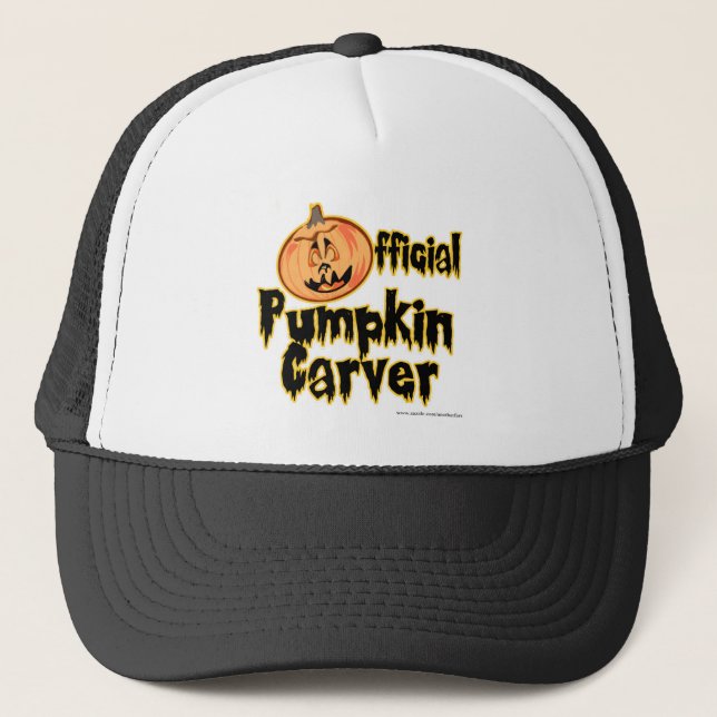 Officiell Pumpkin Carver Halloween Truckerkeps (Framsida)