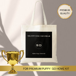 Officiell Puppy Starter SVART & VIT Kit Tote Bag Tygkasse