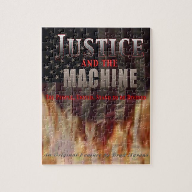 Officiell Rättvisa och Maskin Poster på en Pussel (Vertikal)