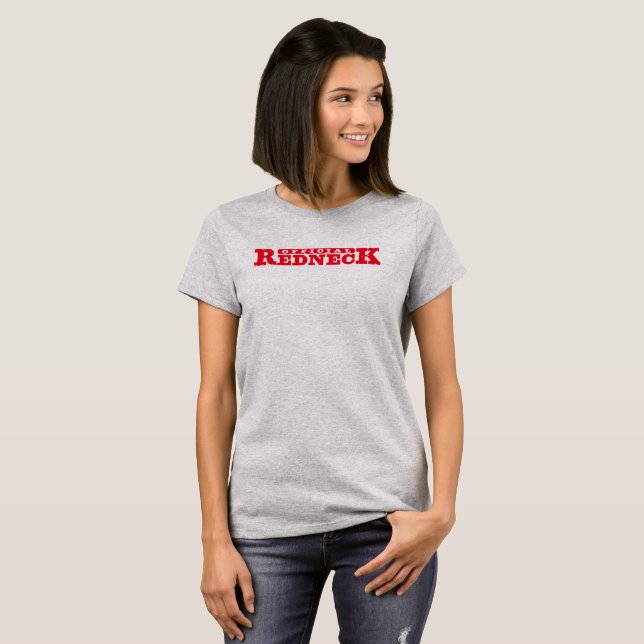 Officiell Rednacke. Lustigt Tee Shirt. (Hel framsida)