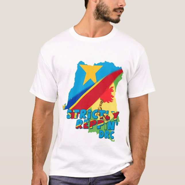 Officiell Repping DRC - T-tröja T Shirt (Framsida)