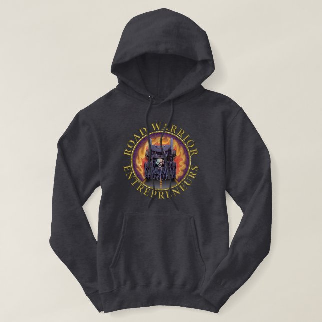 Officiell Road Warrior Entrepreneurs Logotyp Hoodie (Design framsida)