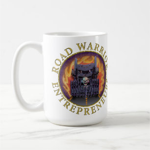 Officiell Road Warrior Entrepreneurs Logotyp Kaffemugg