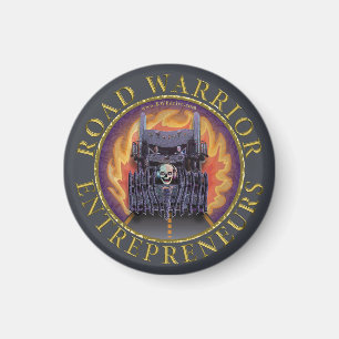 Officiell Road Warrior Entrepreneurs Logotyp Magnet