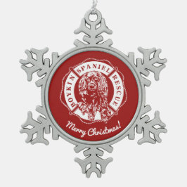 Officiell röd logotypPewterprydnad - Snöflinga Pewter Julgransprydnad