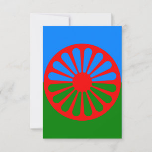 Officiell Romani flagga zigenare